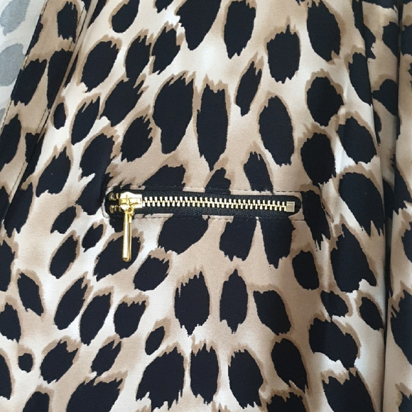 INC International Concepts Leopard Print Blouse - Picture 2 of 6